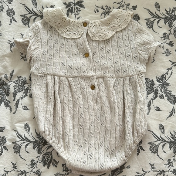 Romper with very nice details, marsou (French brand, made in France), 6M - Picture 5 of 6